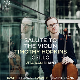 the album cover for Franck / Hopkins - Salute To The Violin