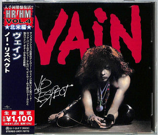 the album cover for Vain - No Respect