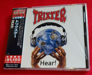 the album cover for Trixter - Hear!