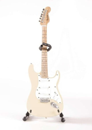 Axe Heaven- Fender Cream Stratocaster 10 Inch Miniature Guitar Replica Collectible (Large Item, Collectible, Figure)
