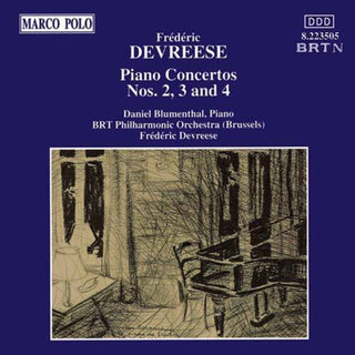 the album cover for Devreese / Blumenthal / Brt Philharmonic - Piano Concertos 2, 3 & 4