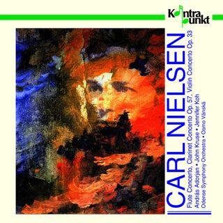 the album cover for Nielsen / Adorjan / Kruse / Koh / Vanska - Flute, Clarinet & Violin Concertos