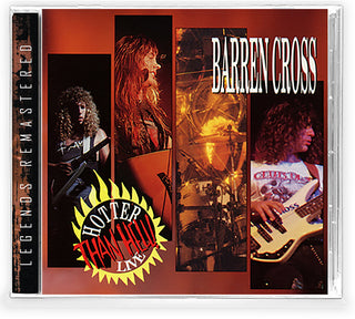 the album cover for Barren Cross - Hotter Than Hell