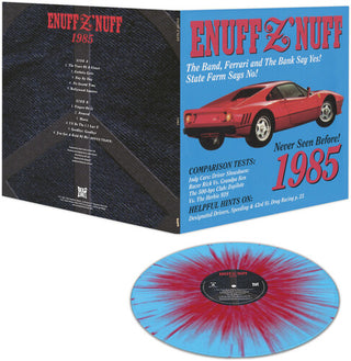 Enuff Z'nuff- 1985 (Blue & Red Starburst)