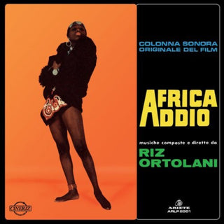 the album cover for Riz Ortolani - Africa Addio (Original Soundtrack) [Limited Clear Vinyl]