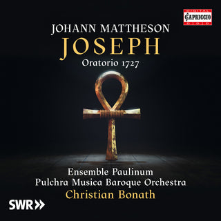 the album cover for Mattheson / Fahrion - Joseph (Oratorio)