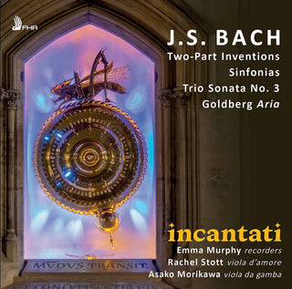 the album cover for J Bach .S. / Murphy / Morikawa - Two-Part Inventions