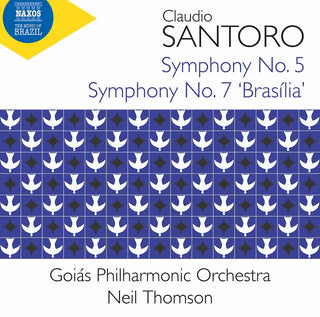 the album cover for Santoro / Goias Philharmonic Orch / Thomson - Symphonies 5 & 7