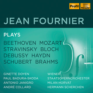 the album cover for Jean Fournier Plays Beethoven / Various (Box) - Jean Fournier Plays Beethoven / Various (Box)