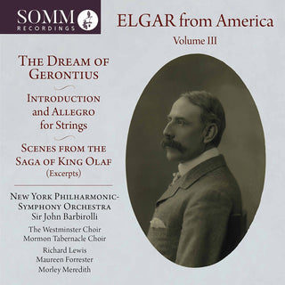 the album cover for Elgar / Mormon - Elgar From America 3 (2pk)