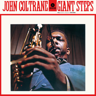 the album cover for John Coltrane - Giant Steps [Colored Vinyl] [Limited Edition] [180 Gram] (Red) (Spa)