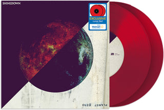 the album cover for Shinedown - Planet Zero [Colored Vinyl] (Red)