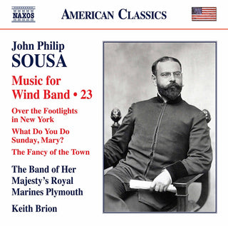 the album cover for Sousa / Brion - Music For Wind Band 23