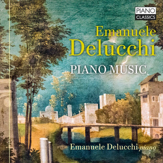 the album cover for Delucchi - Piano Music
