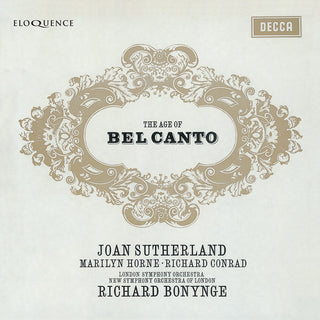 the album cover for Joan Sutherland - Age Of Bel Canto (Aus)