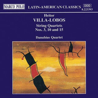 the album cover for Villa-Lobos / Danubius Quartet - String Quartets 5
