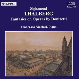 the album cover for Thalberg / Nicolosi - Variations On Donizetti Operas