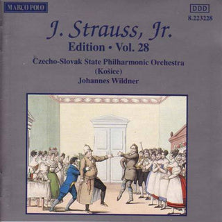 the album cover for Strauss / Wildner / Cssr State Philharmonic - Complete Orchestral Works 28