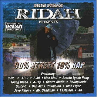 the album cover for Mob Figaz (West Coast) - 90% Street 10% Rap