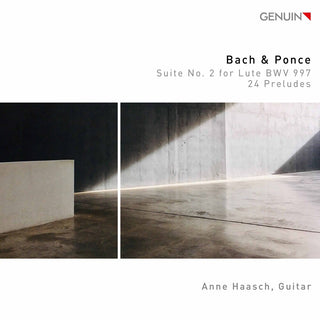 the album cover for Ponce / Haasch - Bach & Ponce
