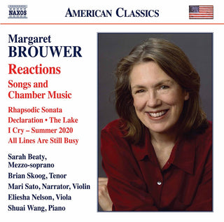 the album cover for Brouwer / Beaty / Wang - Reactions