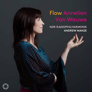 the album cover for Henderickx / Wauwe / Manze - Flow - Clarinet Concertos