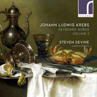 the album cover for Krebs / Devine - Keyboard Works 2