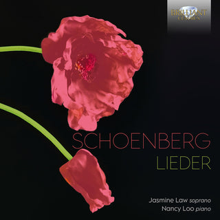 the album cover for Schoenberg / Law / Loo - Lieder