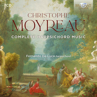 the album cover for Moyreau / Luca - Complete Harpsichord Music (Box)