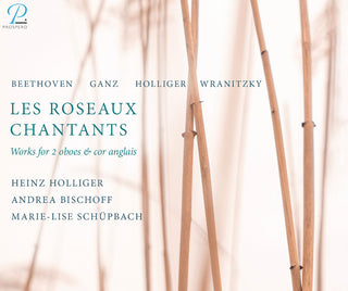 the album cover for Beethoven / Holliger / Bischoff - Works For 2 Oboes & Cor Anglais