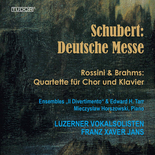 the album cover for Brahms / Vokalsolisten / Tarr - Deutsche Messe / Quartette Fur Chor Und Klavier