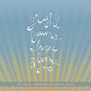 the album cover for Various Artists - Light Dawns Hope Blooms: 2016