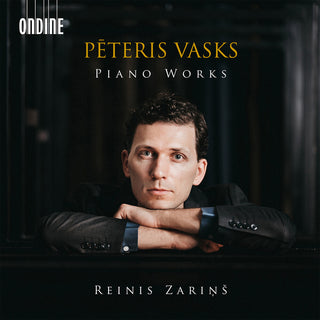 the album cover for Vasks / Zarins - Piano Works