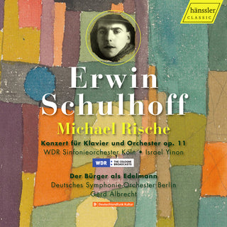 the album cover for Schulhoff / Rische - Konzert Fur Klavier