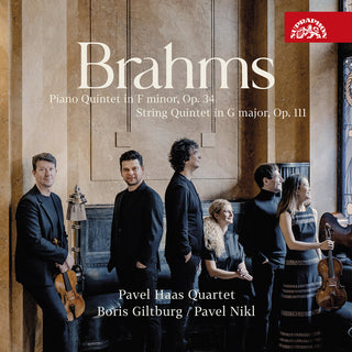the album cover for Brahms / Pavel Haas Quartet - Quintets 34 & 111