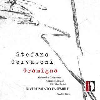 the album cover for Gervasoni / Divertimento Ensemble / Marchesini - Gramigna