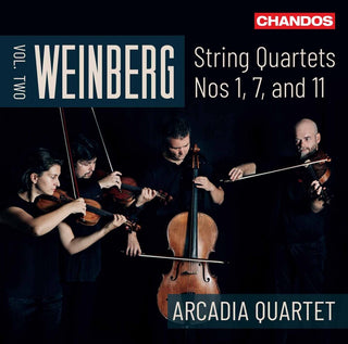 the album cover for Weinberg / Arcadia Quartet - String Quartets Nos