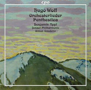 the album cover for Wolf / Appl / Philharmonie - Orchesterlieder / Penthes