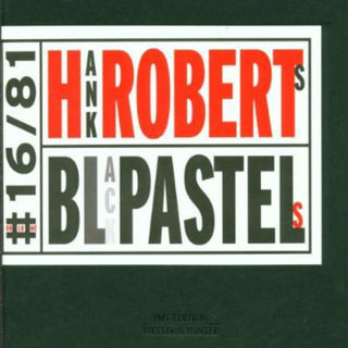 the album cover for Hank Roberts - Black Pastels