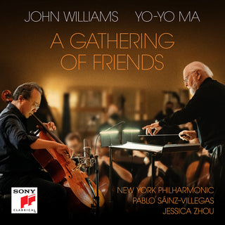 the album cover for John Williams  / Ma,Yo-Yo / New York Philharmonic - Gathering Of Friends