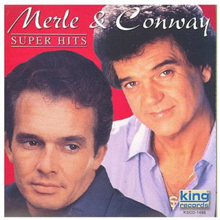 the album cover for Haggard/Conway - Super Hits
