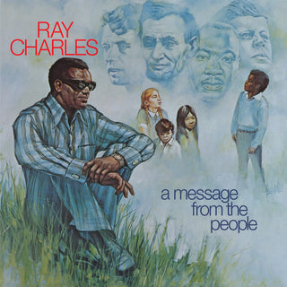 the album cover for Ray Charles - Message From The People