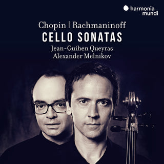 the album cover for Jean Queyras -Guihen - Chopin & Rachmaninov: Cello Sonatas