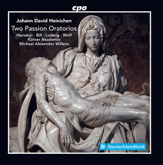 the album cover for Heinichen / Harsanyi / Akademie - Two Passion Oratori