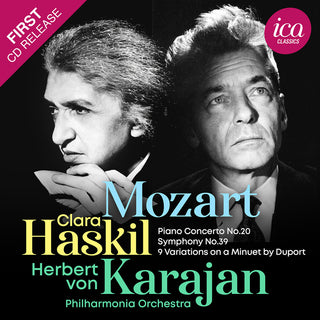 the album cover for Mozart / Haskil / Philharmonia Orch - Piano Concerto 20