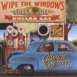 the album cover for The Allman Brothers Band - Wipe The Windows Check The Oil Dollar Gas (Live)