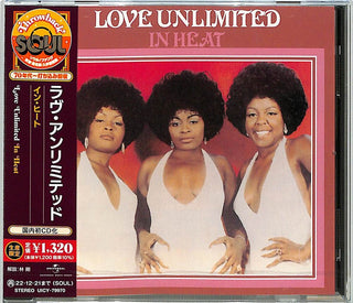 the album cover for Love Unlimited - In Heat