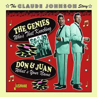 the album cover for Genies / Don & Juan - Who's That Knocking / What's Your Name (Uk)
