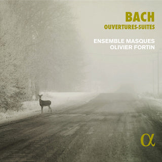 the album cover for J Bach .S. / Ensemble Masques - Ouvertures-Suites