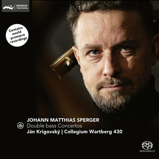 the album cover for Sperger / Krigovsky / Collegium Wartberg 430 - Double Bass Concertos (Hybr)